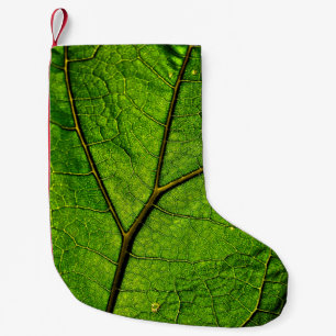 Petite Chaussette De Noël Verdure des veines feuilles de papillon