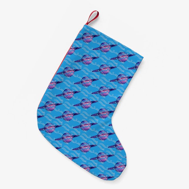 Petite Chaussette De Noël Verseau (Devant (Accrochage))