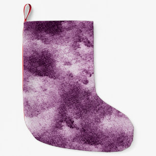 Petite Chaussette De Noël vêtement à motifs violet, abstrait, orné, ancien,