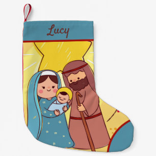 Petite Chaussette De Noël Vierge Marie Noël de la Nativité Jésus