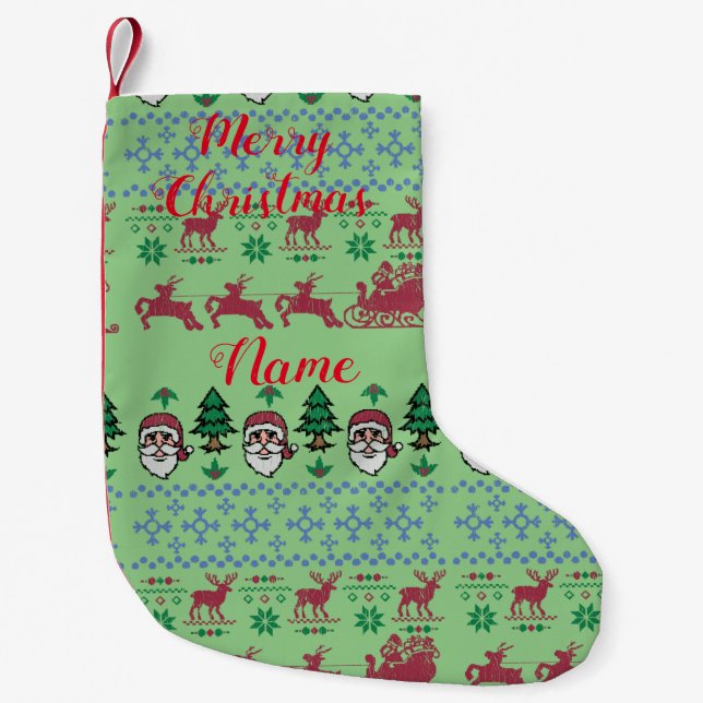 Petite Chaussette De Noël Vilain Noël Random Mishmash Thunder_Cove (Devant)