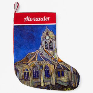 Petite Chaussette De Noël Vincent van Gogh - L'église d'Auvers