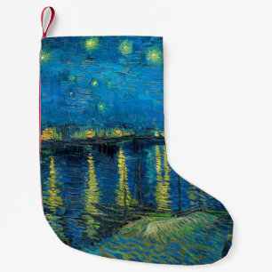 Petite Chaussette De Noël Vincent Van Gogh Starry Night Over the Rhone