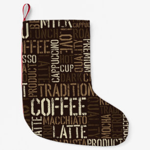 Petite Chaussette De Noël Vintage café expérience Motif sans couture