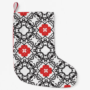 Petite Chaussette De Noël Vintage floral intemporel : sans couture classique