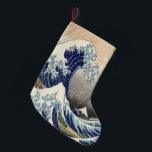 Petite Chaussette De Noël vintage japanese ukiyo e the great water<br><div class="desc">vintage japonais ukiyo e art la grande vague d'accessoires de maison. japonais ukiyo e décoration maison.</div>