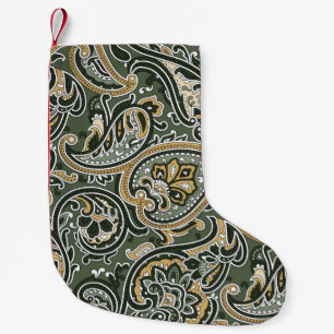 Petite Chaussette De Noël vintage Paisley oriental Motif sans Seamless p