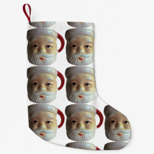 Petite Chaussette De Noël Vintage Père Noël Mug Noël Stocking (yeux ouver