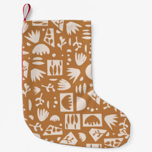 Petite Chaussette De Noël vintage scandinave simple, moderne et contemporain