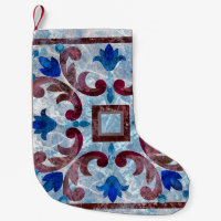 Vintage tuile italienne avec motif marocain abstra