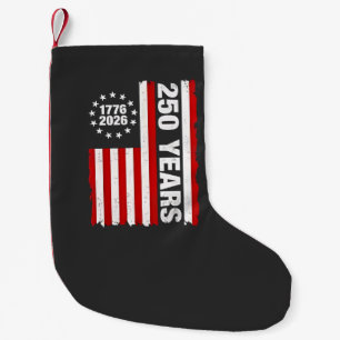Petite Chaussette De Noël Vintage USA Semiquincentenaire 250e Anniversaire