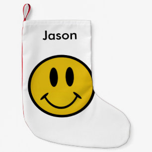 Petite Chaussette De Noël Visage d'or