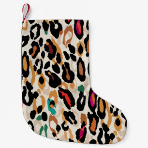 Petite Chaussette De Noël Vivid Posters de animaux léopards