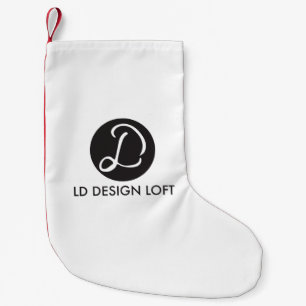 Petite Chaussette De Noël Votre logo ici logo de l'entreprise Noël