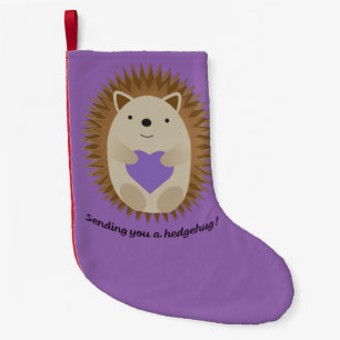 Petite Chaussette De Noël Vous envoyer un hérisson de Hedgehug