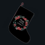 Petite Chaussette De Noël Wiccan, Pagan Happy Winter Solstice Christmas<br><div class="desc">Wiccan,  Pagan Happy Winter Solstice 2022 Ornament Red Roses Wreath Ornament Original Watercolor Design par Angela Dufour</div>