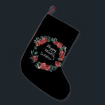Petite Chaussette De Noël Wiccan, Pagan Happy Winter Solstice Christmas<br><div class="desc">Wiccan,  Pagan Happy Winter Solstice 2022 Ornament Red Roses Wreath Ornament Original Watercolor Design par Angela Dufour</div>
