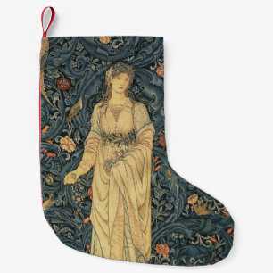Petite Chaussette De Noël William Morris antique Flora