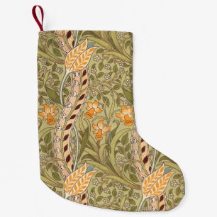 Petite Chaussette De Noël William Morris Daffodil Garden Flower Classic Bota