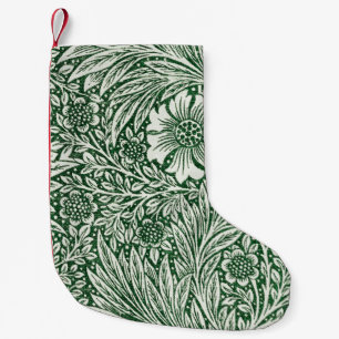 Petite Chaussette De Noël william morris marigold fleurs vertes