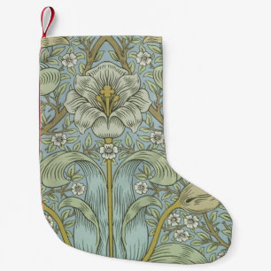 Petite Chaussette De Noël William Morris Spring Motif classique épais
