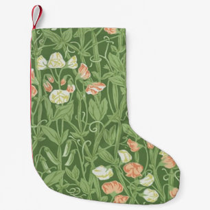 Petite Chaussette De Noël William Morris Sweet Pea Floral Design