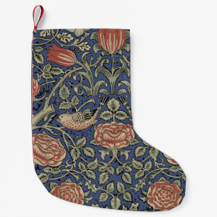 Petite Chaussette De Noël William Morris Tudor Fond d'écran Rose