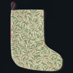 Petite Chaussette De Noël William Morris Willow Bough Garden Flower Classic<br><div class="desc">Ce dessin botanique de saule (1887) est basé sur le dessin original classique de William Morris (1834-1896) pour sa ligne de papier peint victorien anglais. Un magnifique feuillage riche.</div>