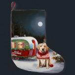 Petite Chaussette De Noël Winter Labrador Caravan Christmas Adventure<br><div class="desc">Laissez-vous tenter par la magie d'une nuit d'hiver enneigée alors qu'une caravane glisse gracieusement à travers le paysage illuminé par la lune. La beauté sereine de la neige scintillante et l'éclat enchanteur de la lune créent une scène captivante, promettant une aventure de Noël inoubliable remplie de chaleur, de joie et...</div>