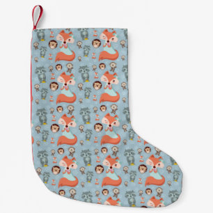 Petite Chaussette De Noël Woodland Friends Motif animal