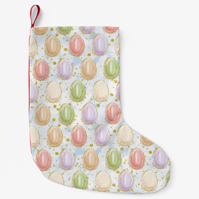 Petite Chaussette De Noël Wreath de Pâques (Devant)