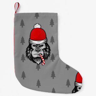 Petite Chaussette De Noël xmas santa claus gorilla