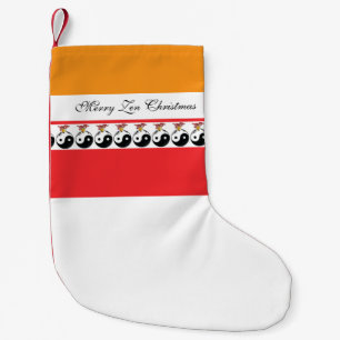 Petite Chaussette De Noël Yin et Yang Christmas Ball