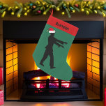 Petite Chaussette De Noël Zombie Santa Hat Horreur Movie personnalisée<br><div class="desc">Des zombies en chapeaux rouges du Père Noël marchant dans la ligne avec les bras morts ou étirés devant eux. Un incroyable stock de Noël zombie pour un fan d'horreur.</div>