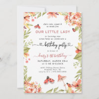 Petite Coccinelle | Invitation à une fête d'annive