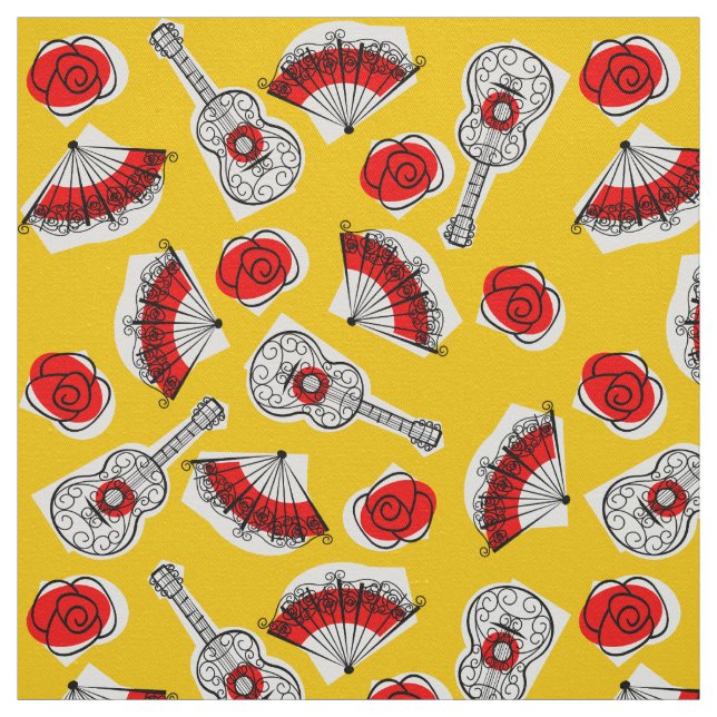 Petite copie de tissu espagnol de souvenirs (Échantillon)
