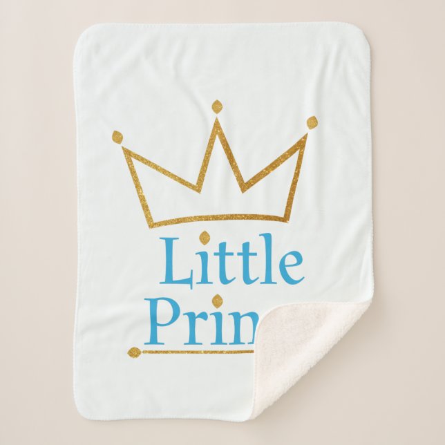 Petite couverture de bébé de prince (Devant)