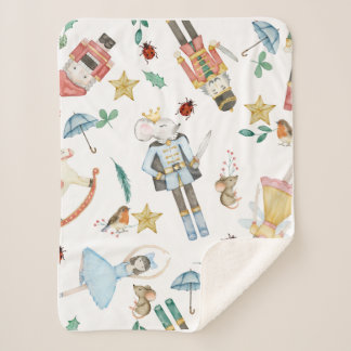 petite couverture sherpa - cadeau idéal pour nouve