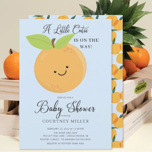 Petite Cutie Boys Baby shower Invitation