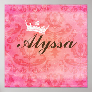 Petite décoration murale de princesse