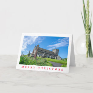 Petite église en Angleterre voir la carte de Noël