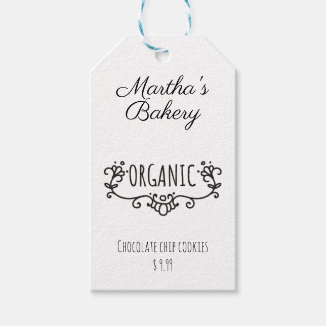 petite entreprise boulangerie étiquette de prix de (Devant)