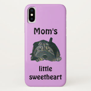Petite étui téléphonique de maman adorable