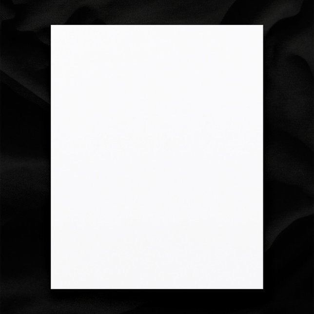 Petite Faire-part de mariage de budget blanc de 4, (Plain white 4.5" x 5.6" small blank budget wedding invitation)