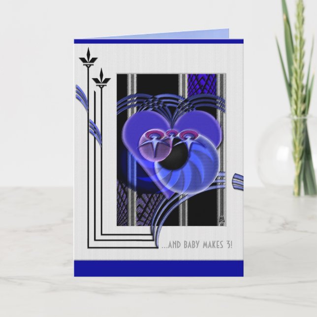 Petite famille (nouvelle carte de bébé) (Devant)