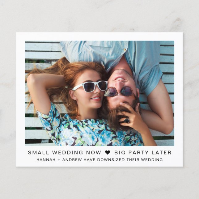 Petite fête de mariage plus tard Photo (Devant)