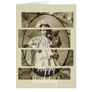 PETITE FILLE ADORABLE AVEC TEDDY BEAR DOLL 1900