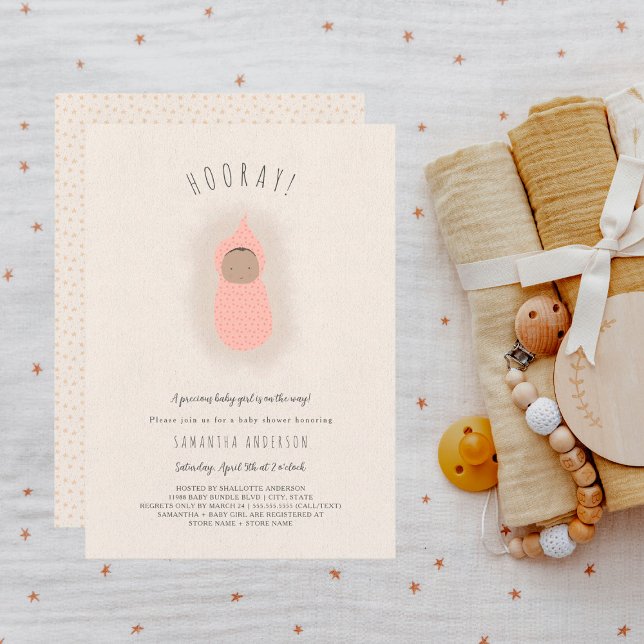 Petite fille Bundle Baby shower Invitation (Créateur téléchargé)