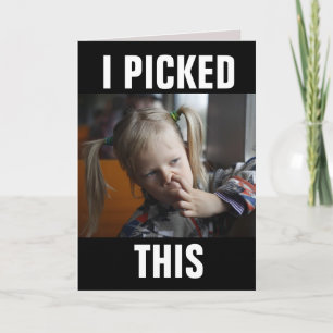 PETITE FILLE CHOISIR NESE FUNNY GRANDES CARTES D'A