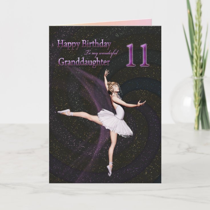 Petite Fille De 11 Ans Une Carte D Anniversaire D Zazzle Fr